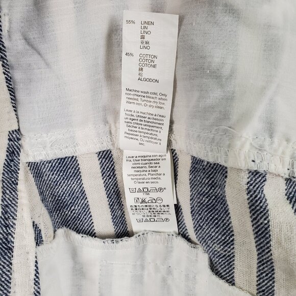 Gap Striped Linen/Cotton Women's Shorts size 6 - Picture 7 of 12